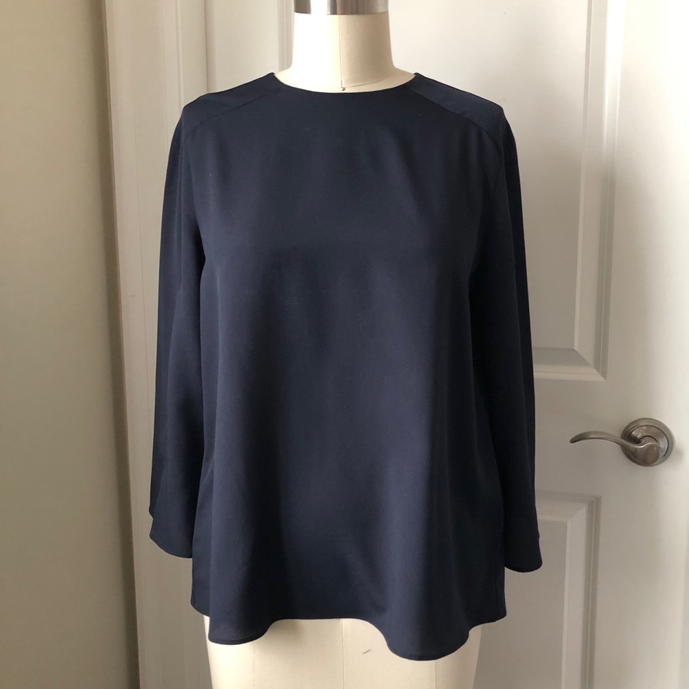 2/$30 Navy Blue Business Top Shirt